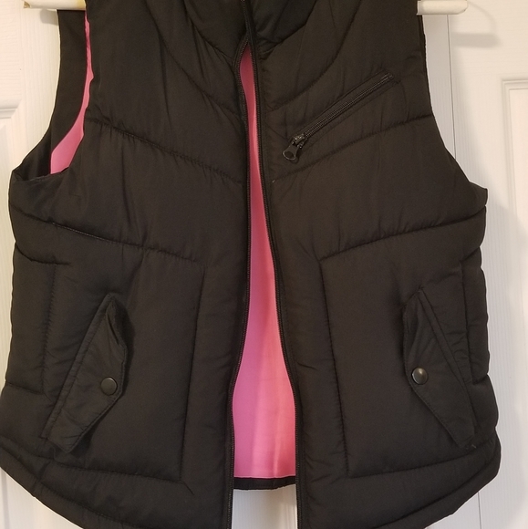 Arizona Jean Co Black Puffer Vest, juniors M - Picture 3 of 4